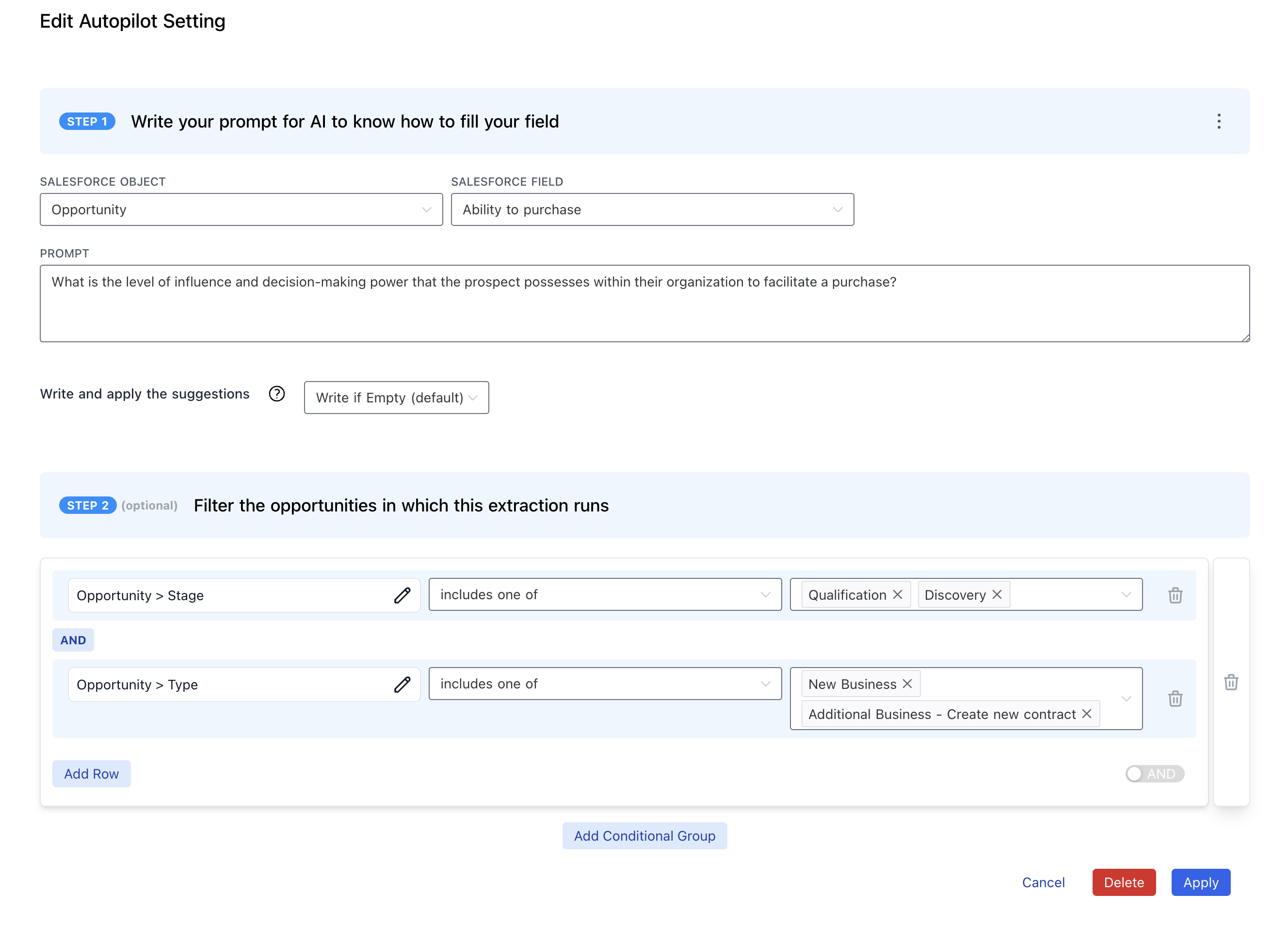 Setting Up Autopilot Classic - Momentum